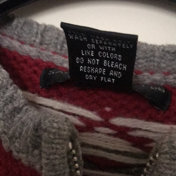 Vintage Sarah Spencer 100% lamb wool pattern style sweater cardigan - Picture 8 of 8